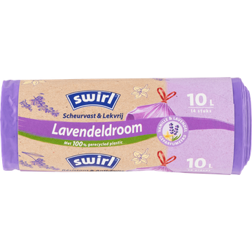 Swirl Vuilniszakken Lavendelroom 10 liter 14 stuks