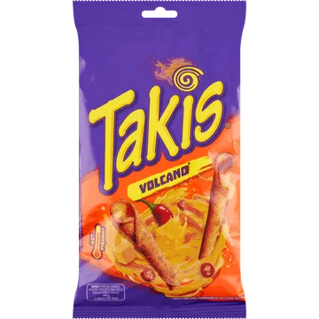 Takis Volcano Cheese and Chilli Flavoured Fried Corn Snack 100 g