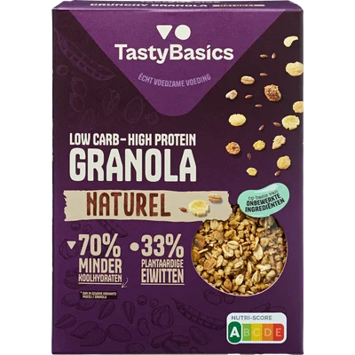 TastyBasics Granola naturel Doos 350 g