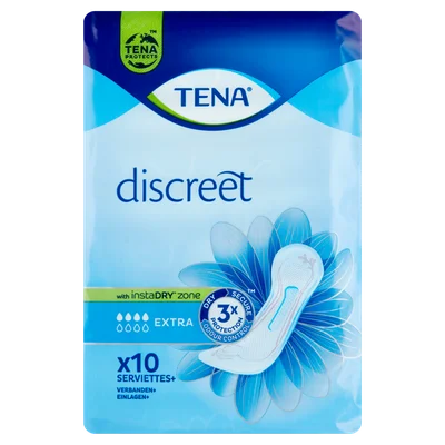 Tena Discreet Extra Incontinentieverband Zak 10 st