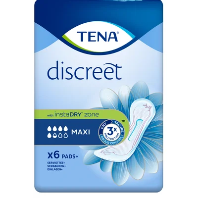 Tena Lady discreet verband maxi night 6 stuks