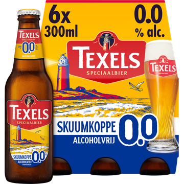 Texels Skuumkoppe 0.0 Bier Fles 6 x 300ml