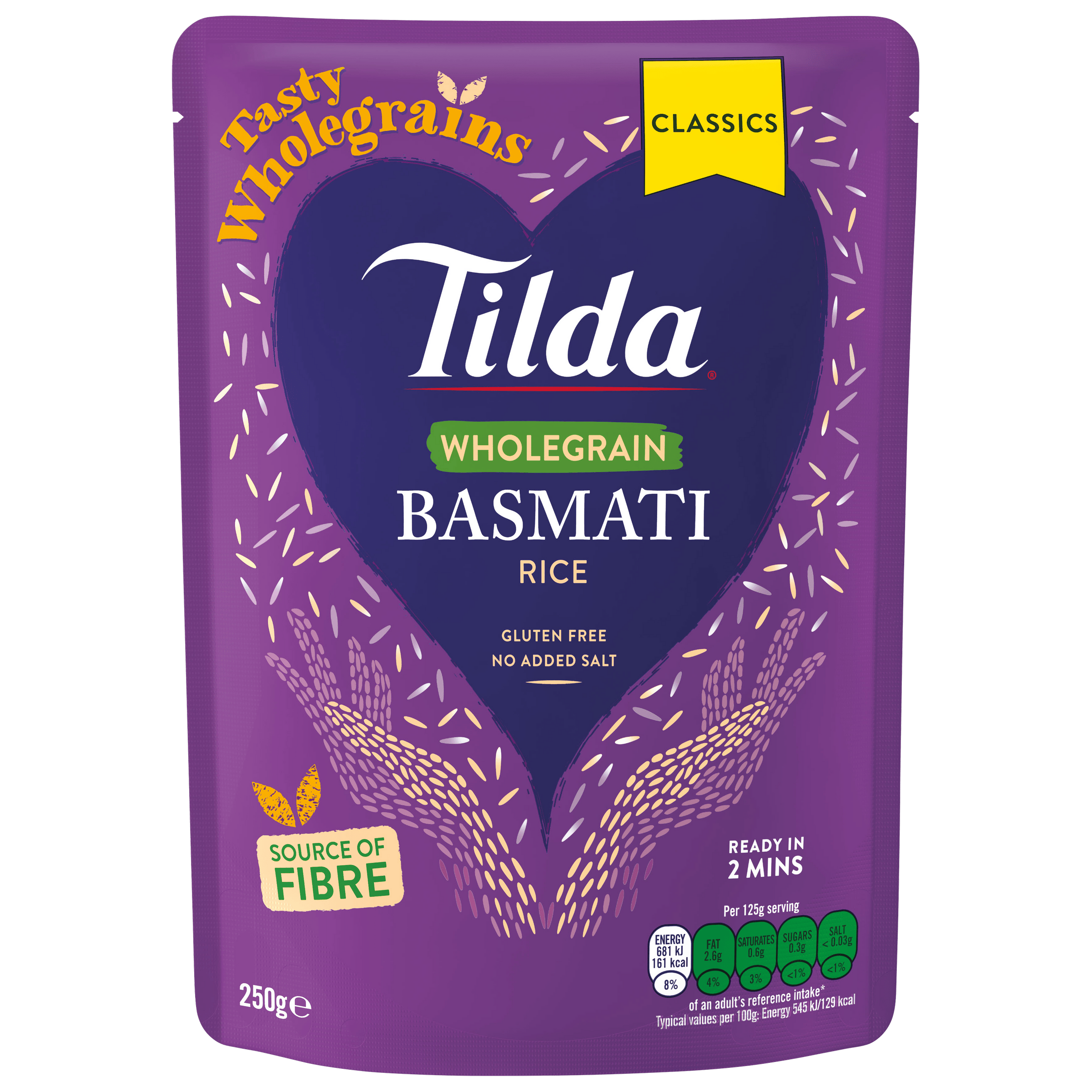 Tilda Wholegrain Basmati Rice Classics 250g
