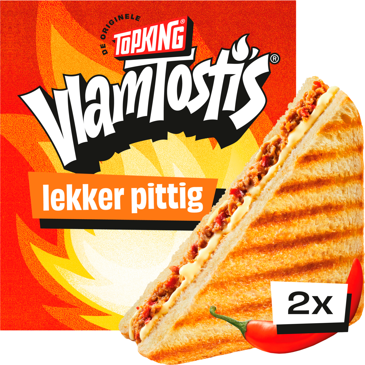 Topking Vlamtosti 2 stuks
