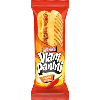 Topking Vlam panini heet gekruid vlees-kaas