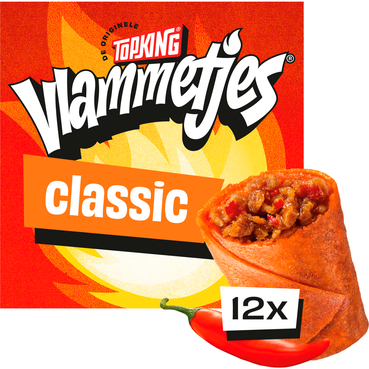 Topking Vlammetjes Doos 12 st