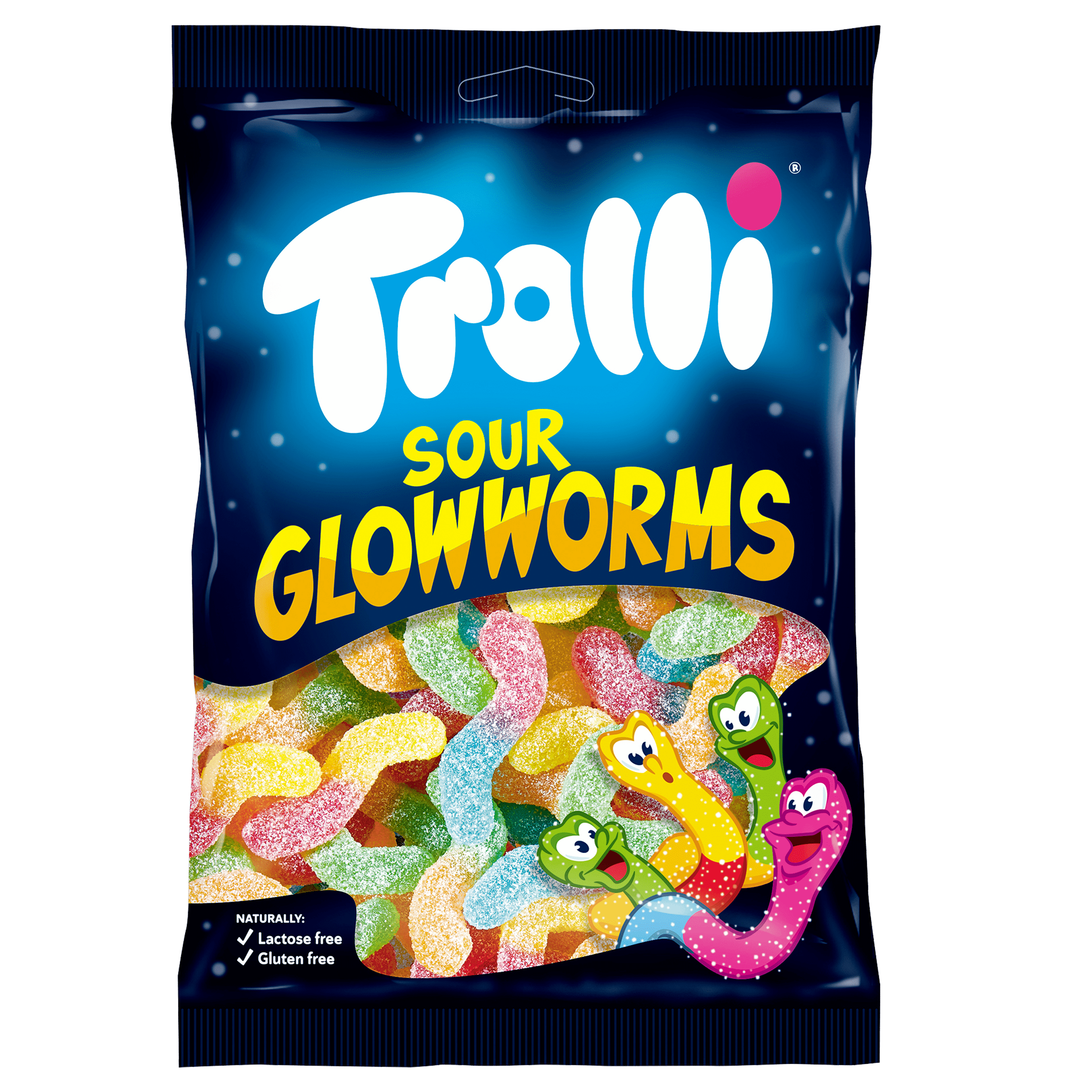 Trolli Sour worms Zak 200 g