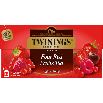 Twinings Four Red Fruits Thee 50g