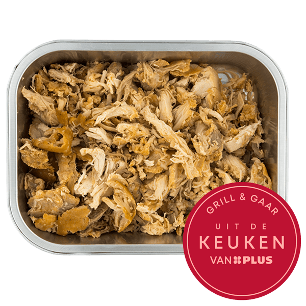 Uit de keuken van PLUS Pulled Chicken 500 gram