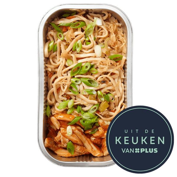 Uit de keuken van PLUS Bami met ajam pangang 450 gram