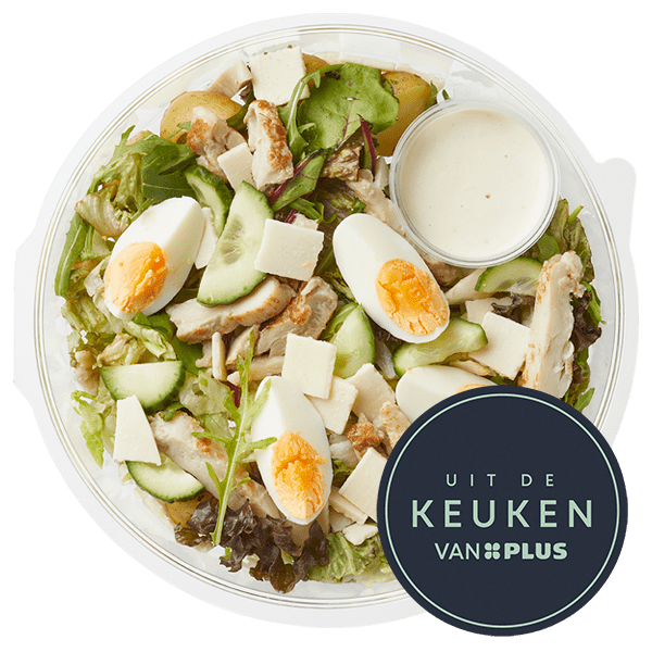 Uit de keuken van PLUS Caesar Salade Bakje 445 g