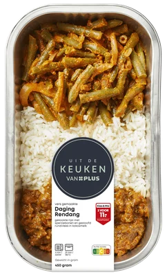 Uit de keuken van PLUS Daging Rendang Bakje 450 g