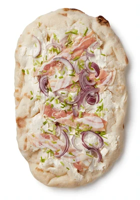 Uit de keuken van PLUS Pinsa spek en ui Stuk 1 st