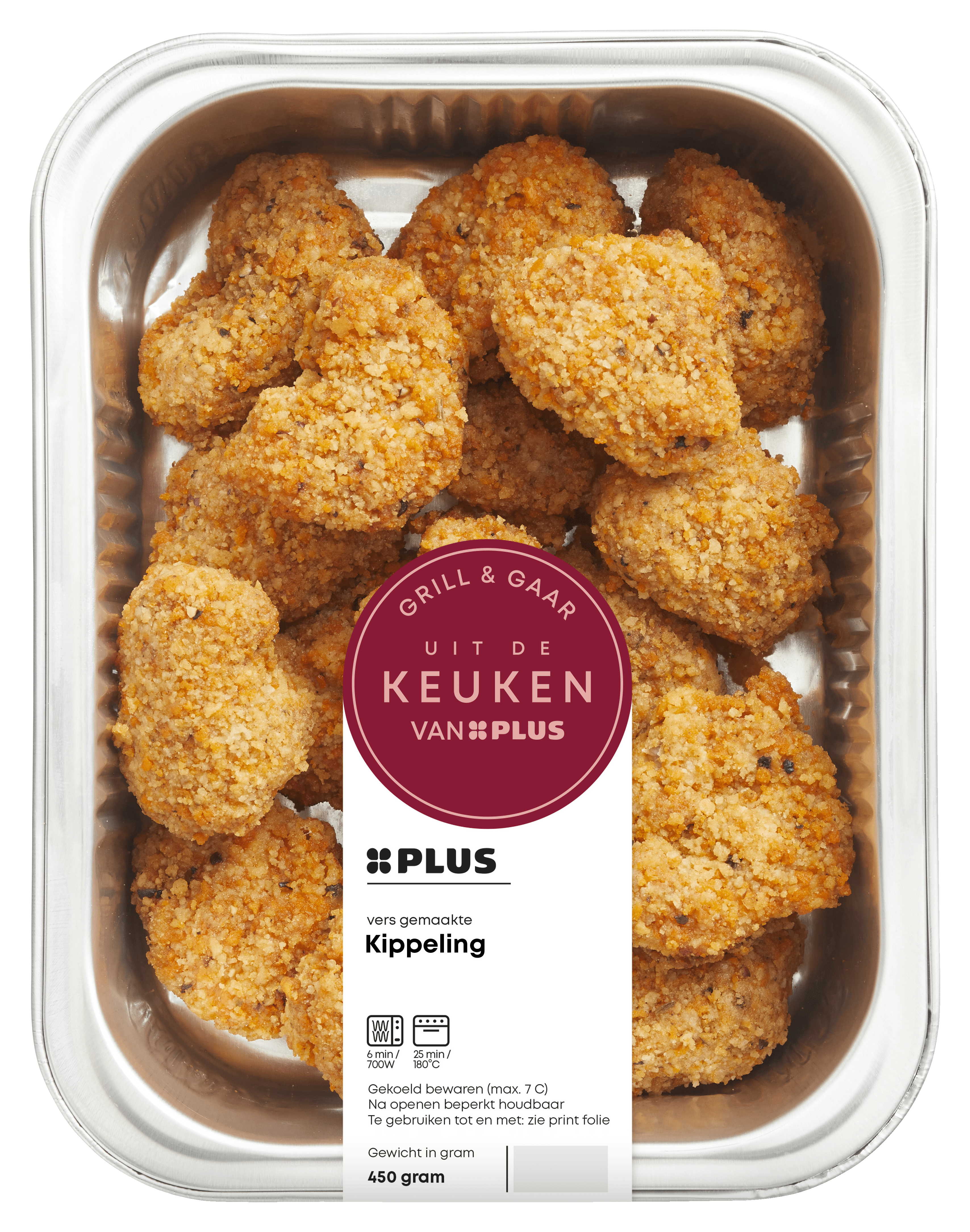 Uit de keuken van PLUS Gegrilde BLK kippeling Tray 300 g