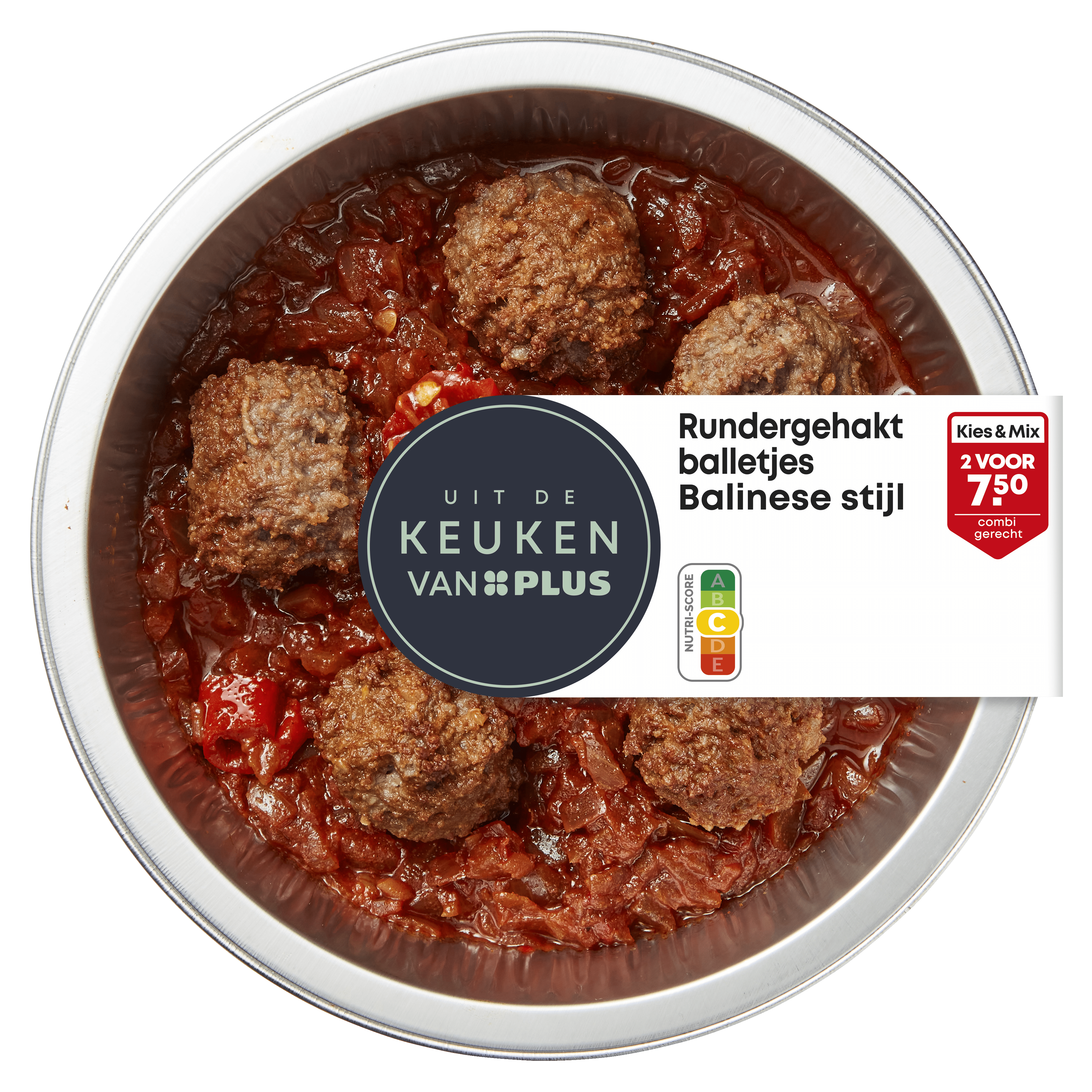 Uit de keuken van Balinese runderballetjes Bakje 300 g