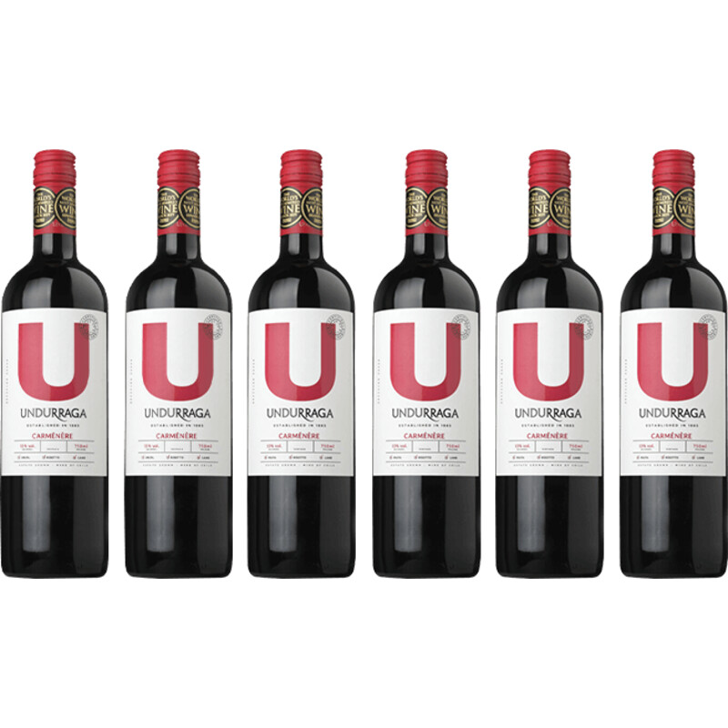Undurraga Carménère 6 flessen