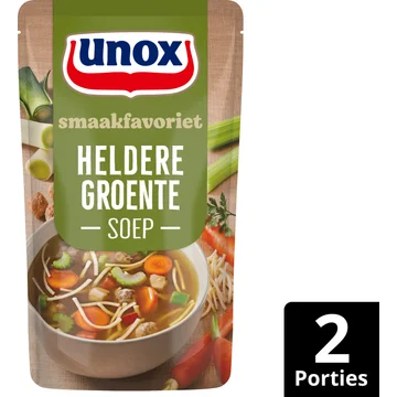 Unox Smaakfavoriet Soep in Zak Heldere Groente 570 ml