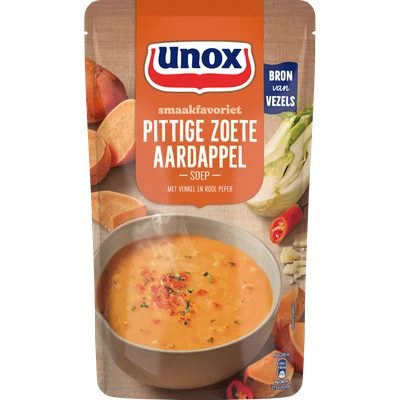 Unox Smaakfavoriet pittige zoete aardappel