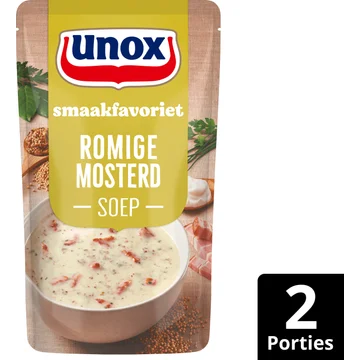 Unox Smaakfavoriet Soep In Zak Romige Mosterd 570 ml