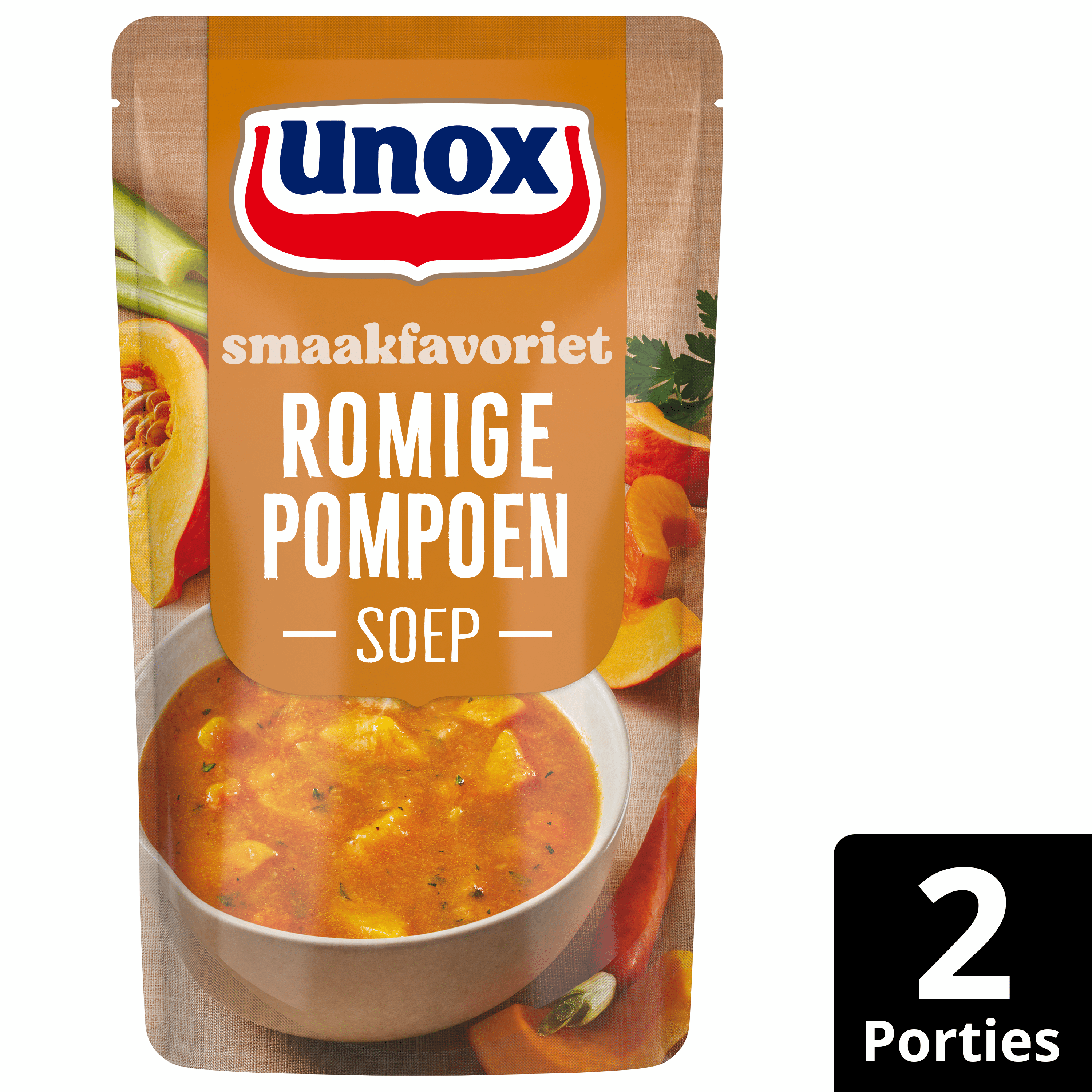 Unox Soep in zak romige pompoen Stazak 570 ml