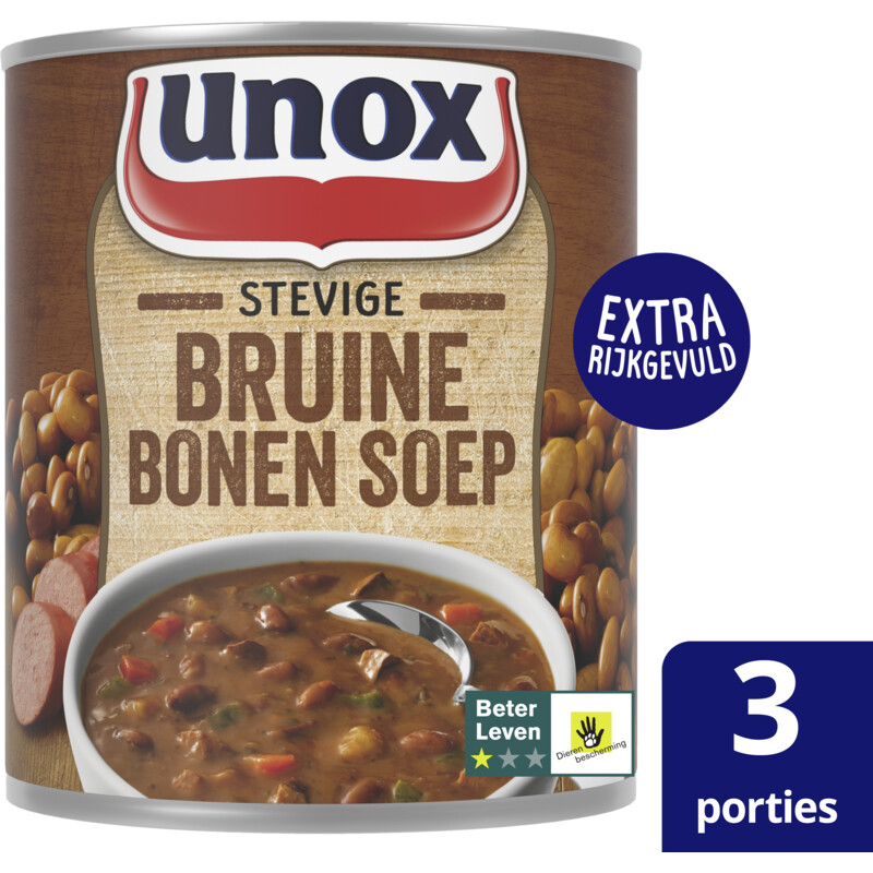 Unox Stevige bruine bonensoep