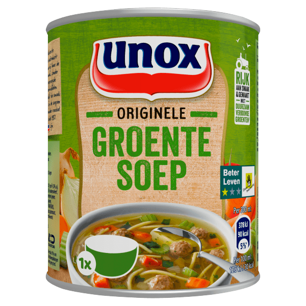 Unox Soep In Blik Stevige Tomaten Crème 800 ml