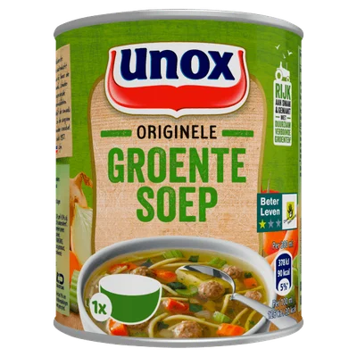 Unox Soep In Blik Stevige Tomaten Crème 800 ml