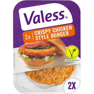Valess Vegetarische Crispy Chik'n Burger 2 Stuks 180 g