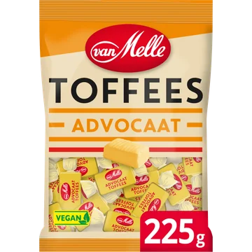 Van Melle Toffees met Advocaatsmaak 225 g