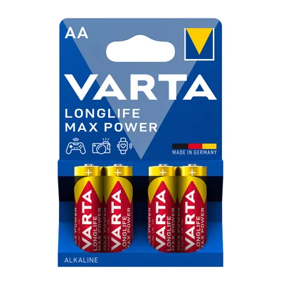 Varta Alkaline longlife max power AA Pak 4 st