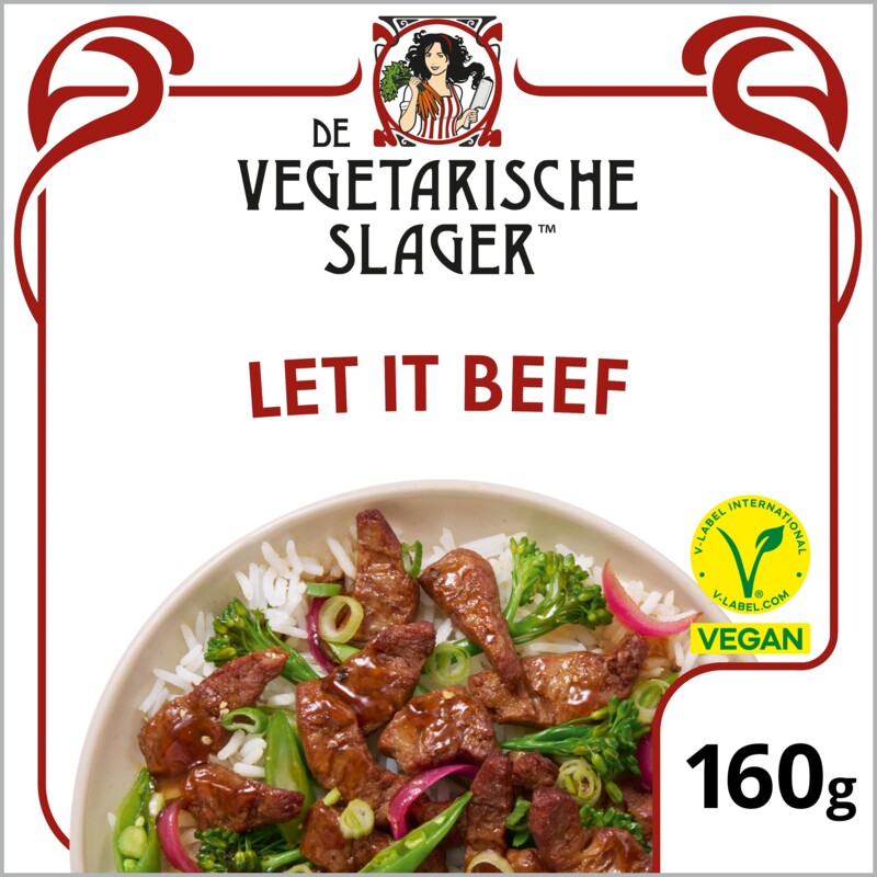 Vegetarische Slager Let it beef Bakje 160 g