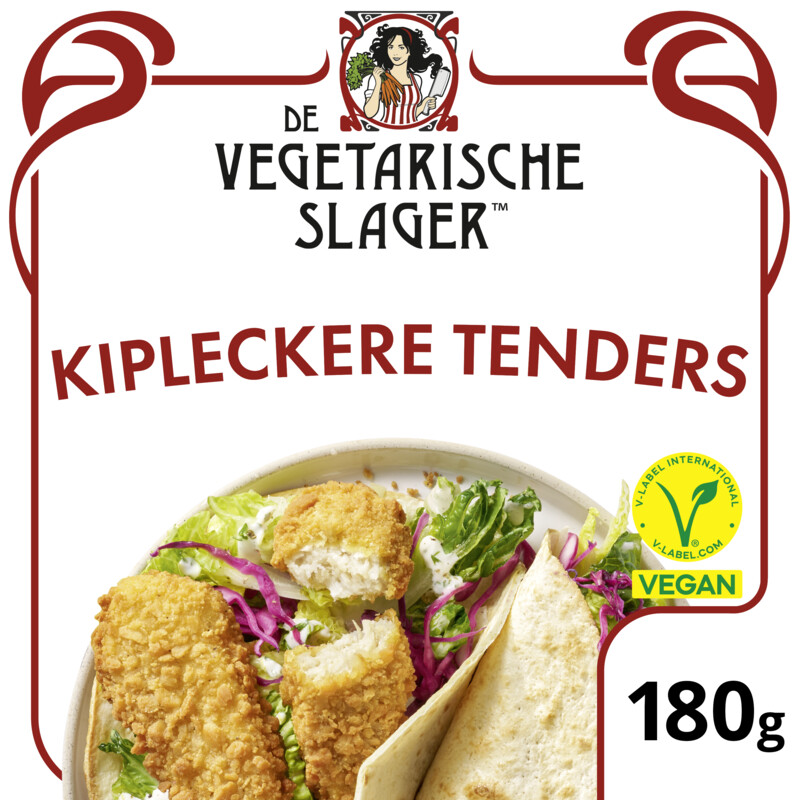 Vegetarische Slager Kipleckere Tenders Bakje 180 g