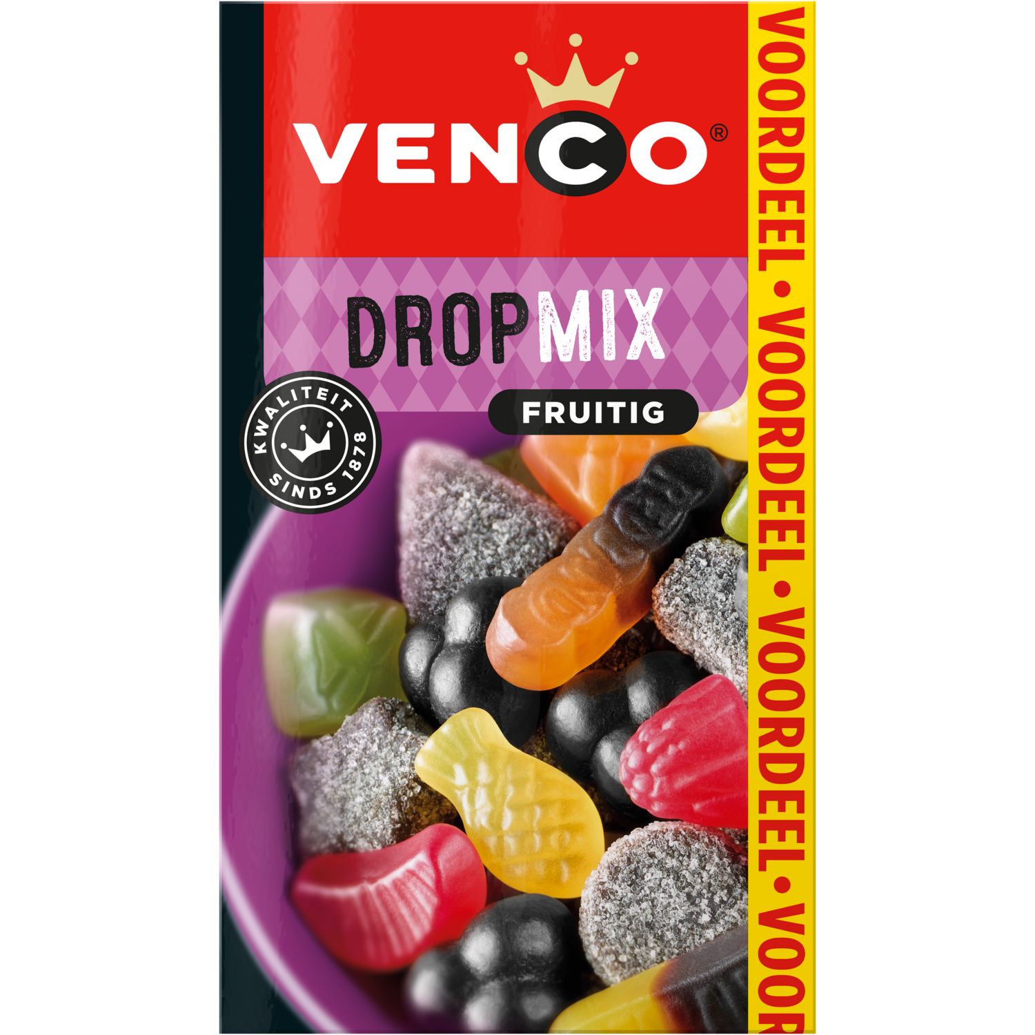 Venco Fruitige dropmix Doos 400 g
