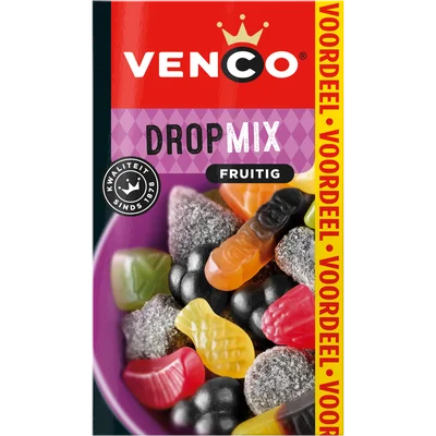 Venco Fruitige dropmix Doos 400 g