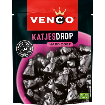 Venco Katjesdrop Hard Zoet 235 g