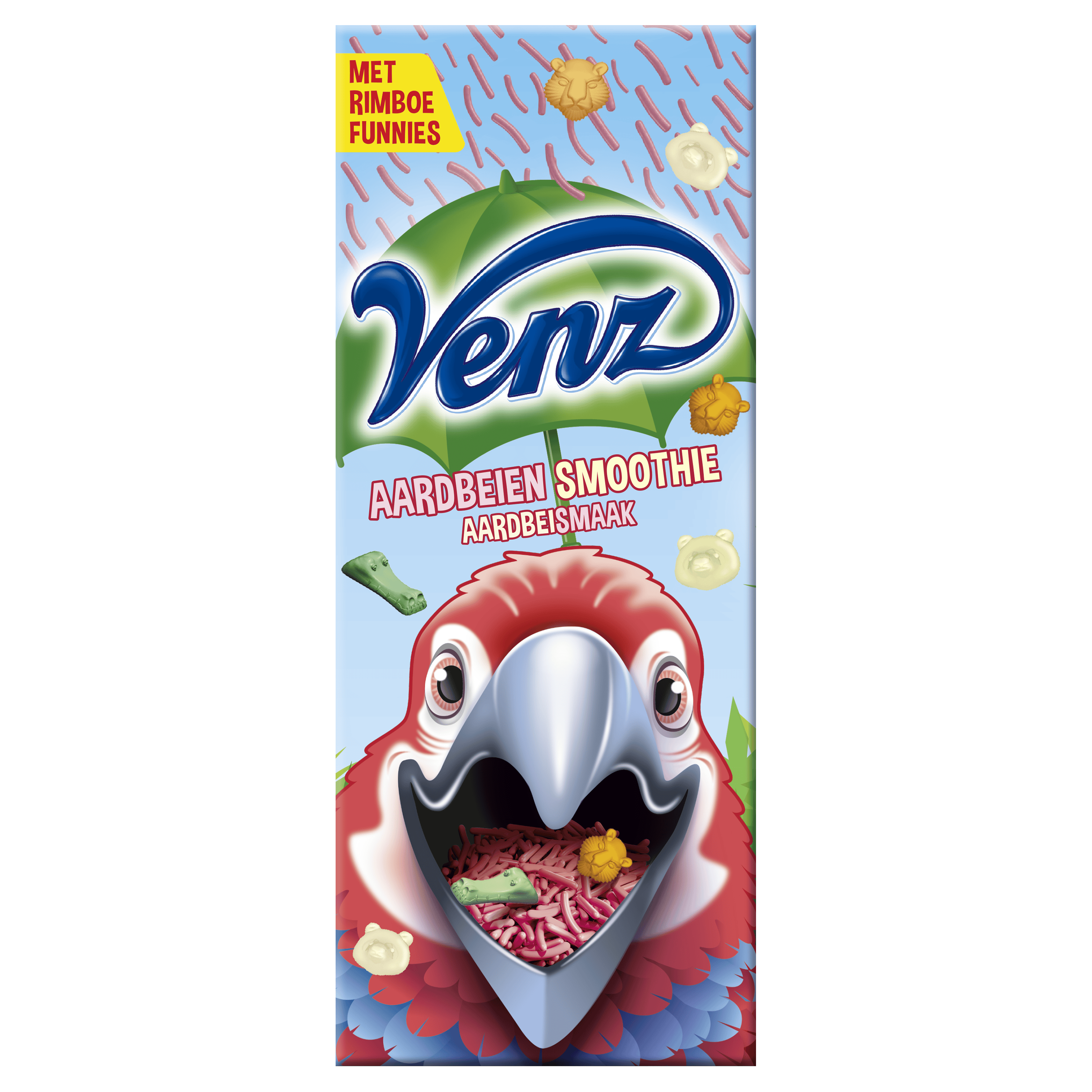 Venz Rimboe Aardbeiensmoothie hagelslag Doos 200 g