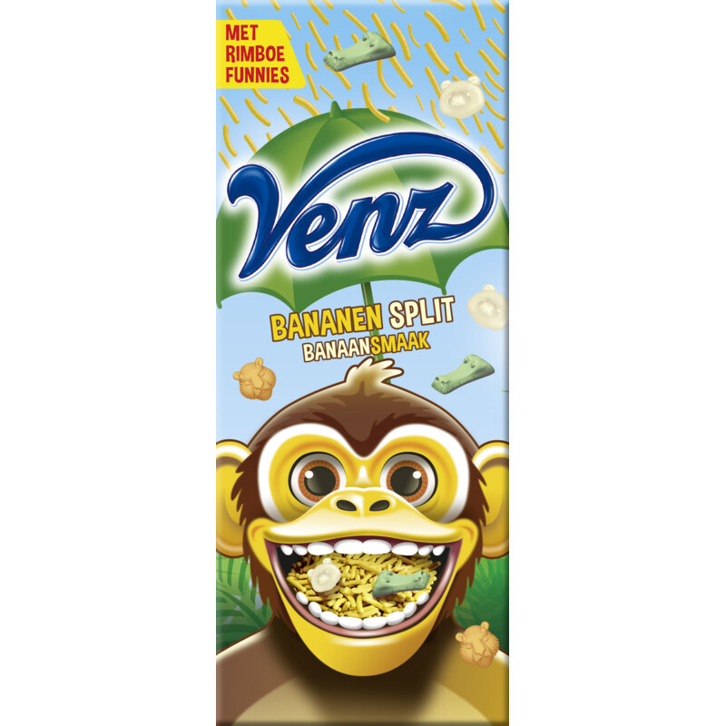 Venz Bananen split banaansmaak