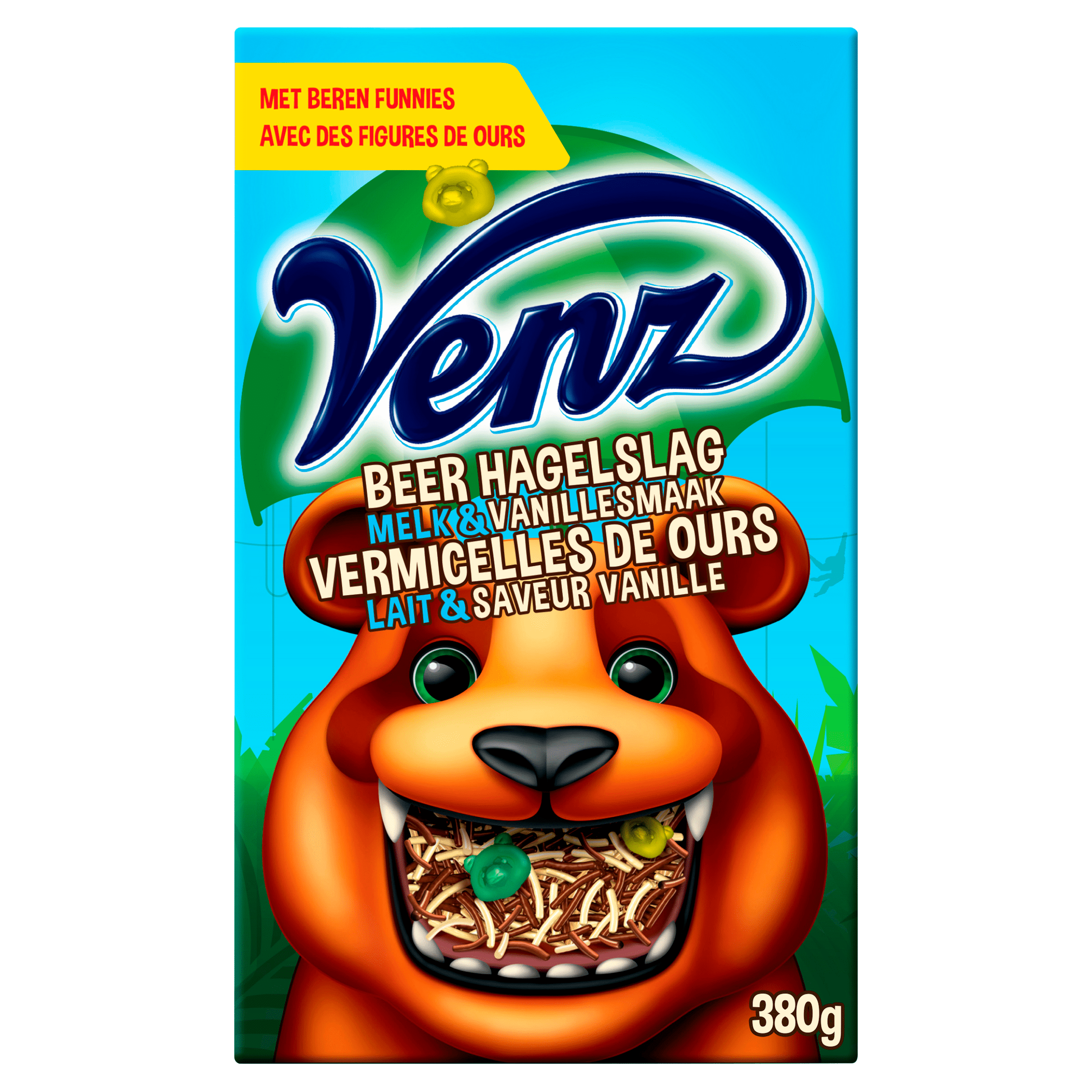 Venz Beer Hagelslag Doos 380 g