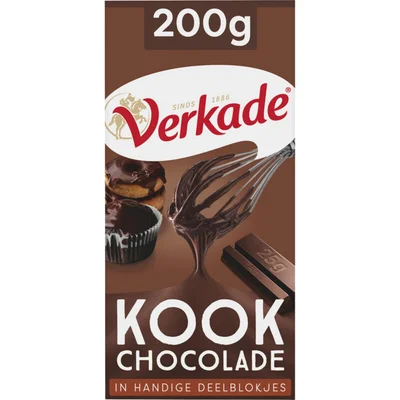 Verkade Kookchocolade 74% cacao