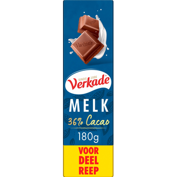 Verkade Melk Voordeelreep 180 g