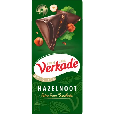 Verkade Reep Extra Puur Hazelnoot 90 g