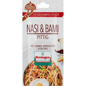 Verstegen Kruidenmix Nasi & Bami Pittig voor 2 personen 15 g