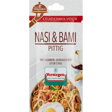 Verstegen Kruidenmix Nasi & Bami Pittig voor 2 personen 15 g