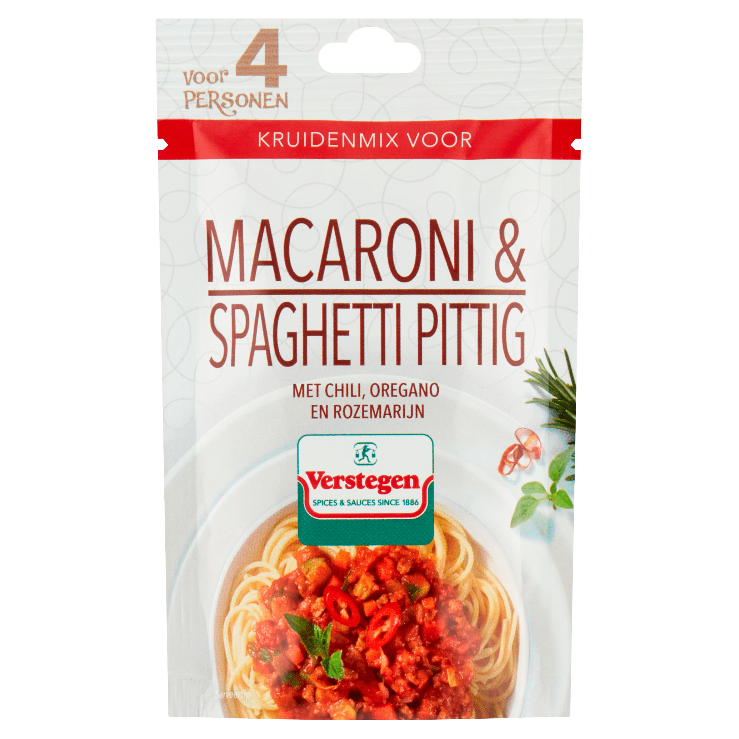 Verstegen Mix voor Mac/spaghetti pittig 4 pers