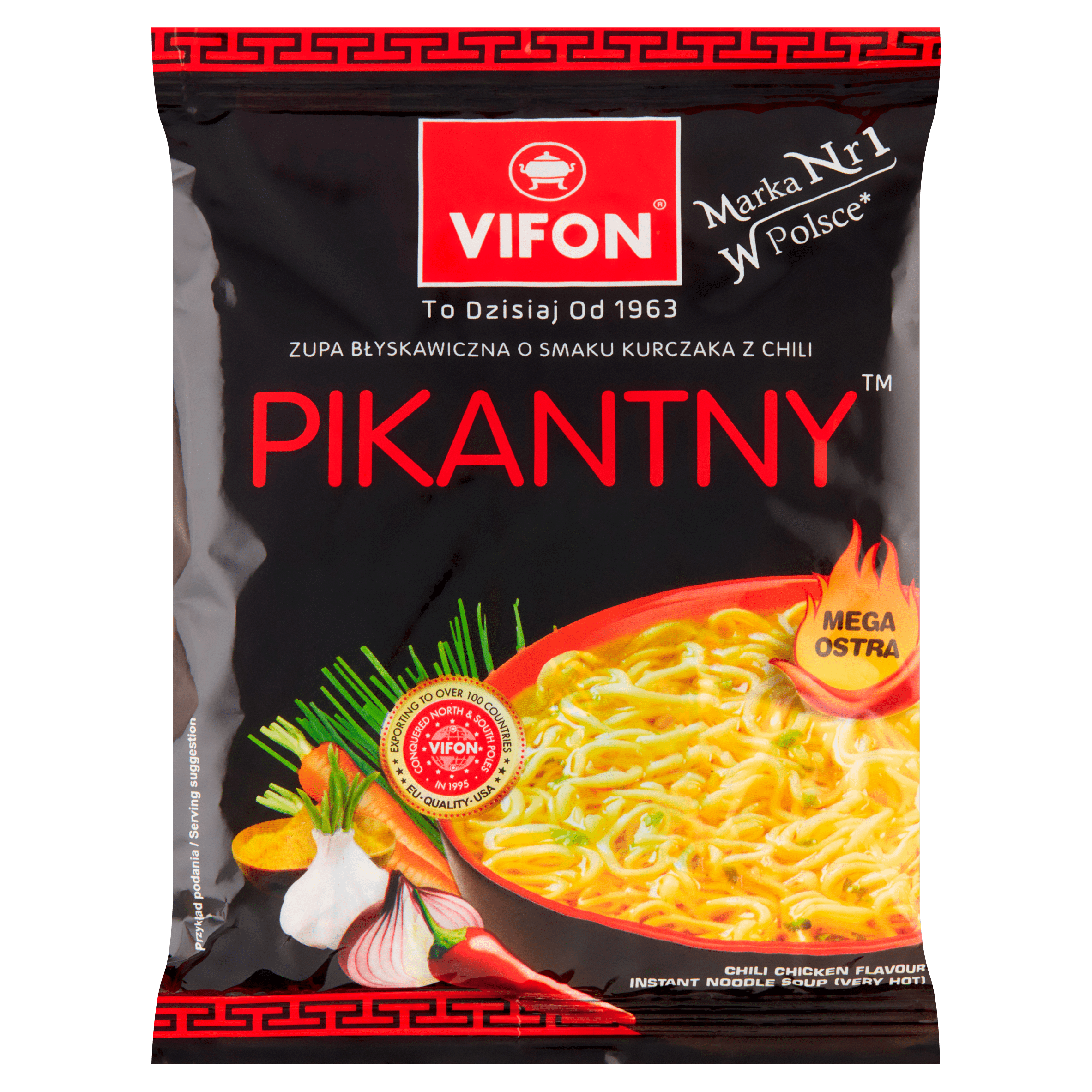 Vifon Noodlesoep pikantny / Chili chicken