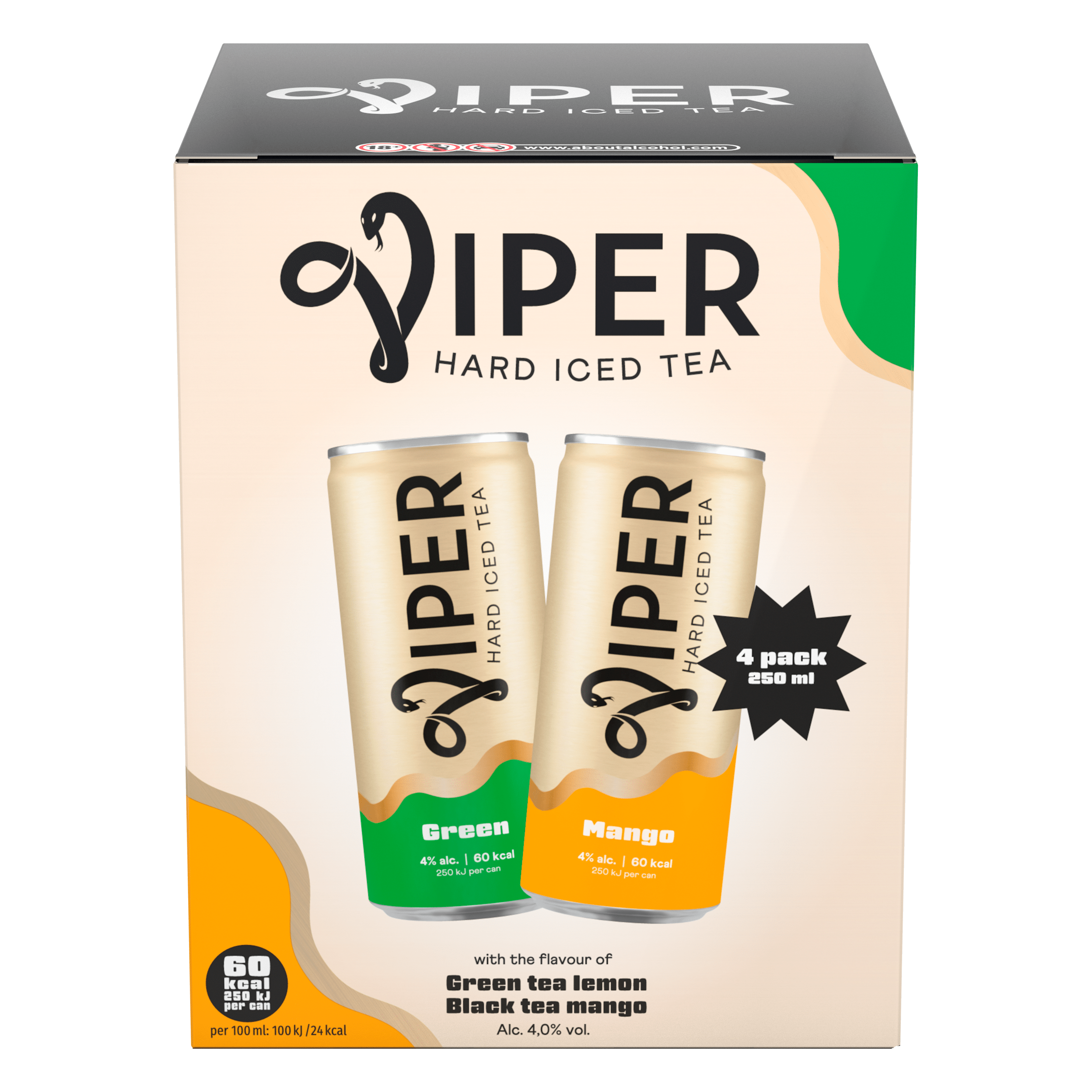 Viper Hard Iced Tea Variety 18-pack
