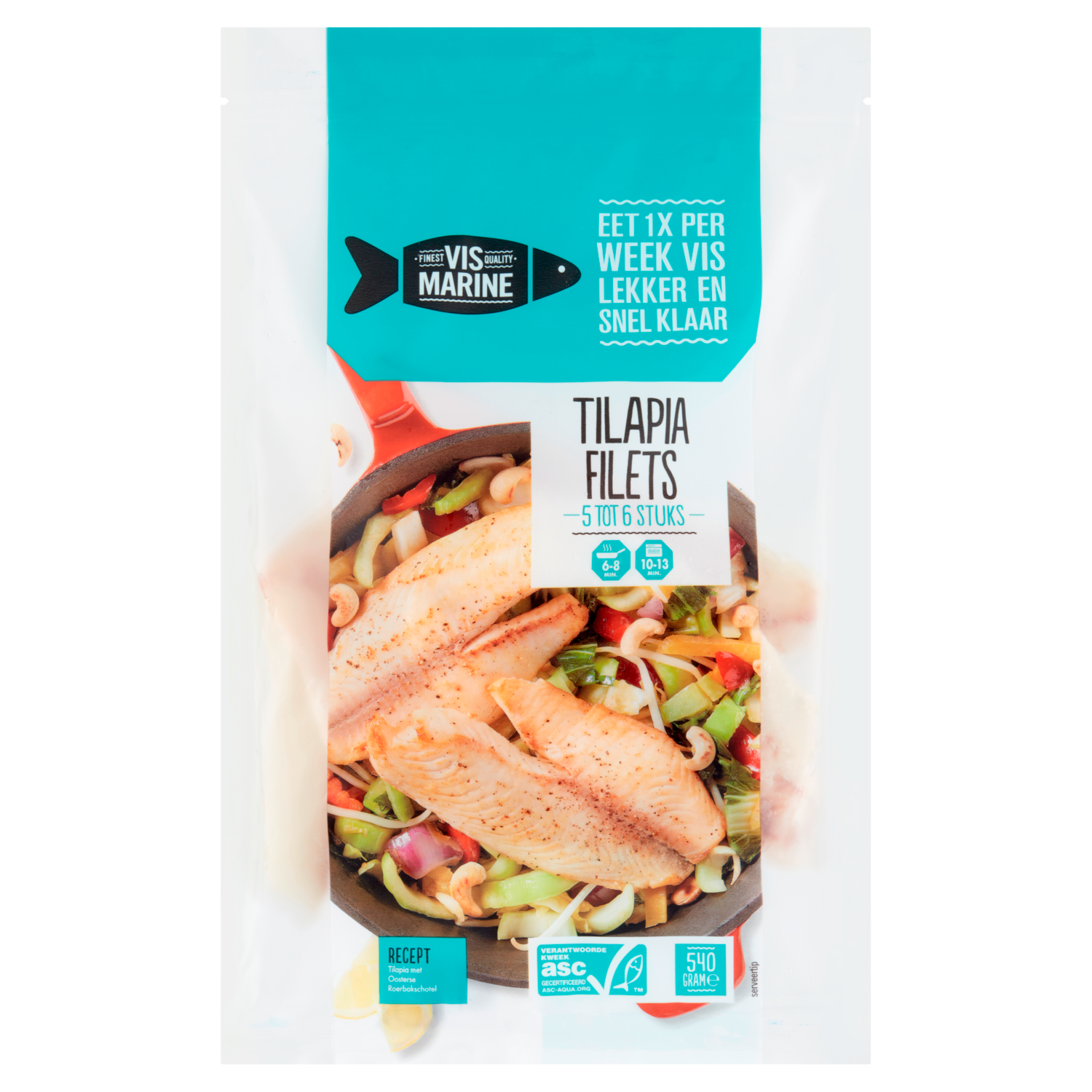 Vis Marine Tilapia filets 5-6 st