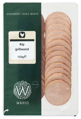 Wahid Kipgrillworstplakjes