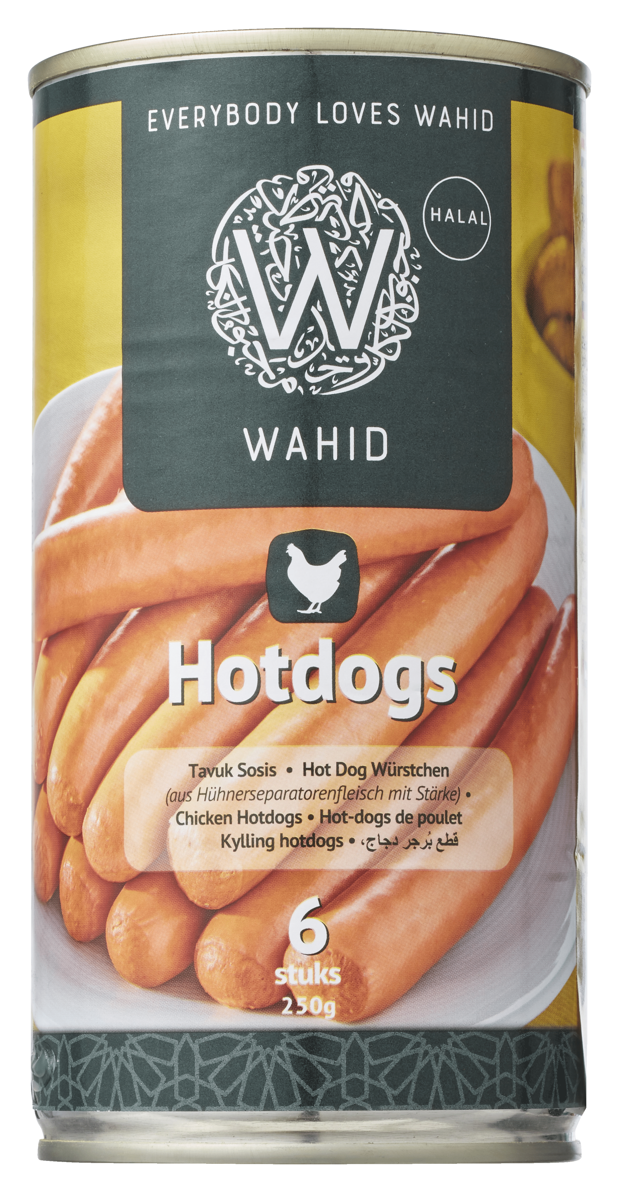 Wahid Kip knakworst blik