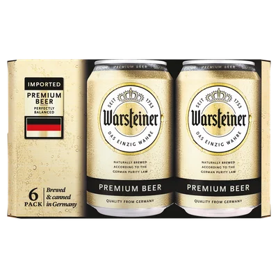 Warsteiner Bier Set 1980 ml